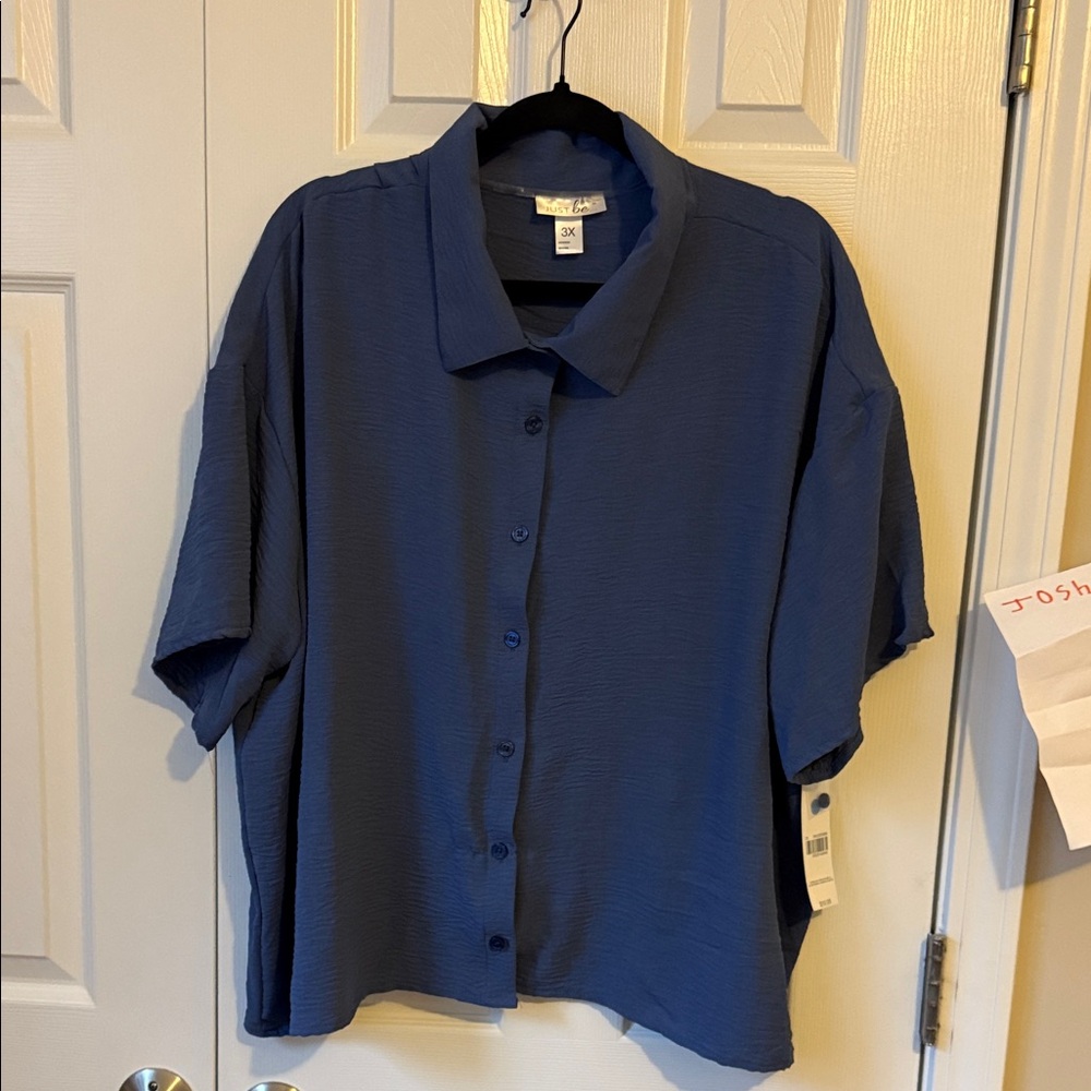 Just Be Classic Blue Shirt